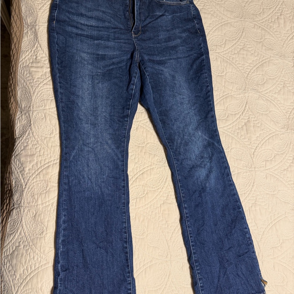 Judy Blue Dark Blue Flare Jeans